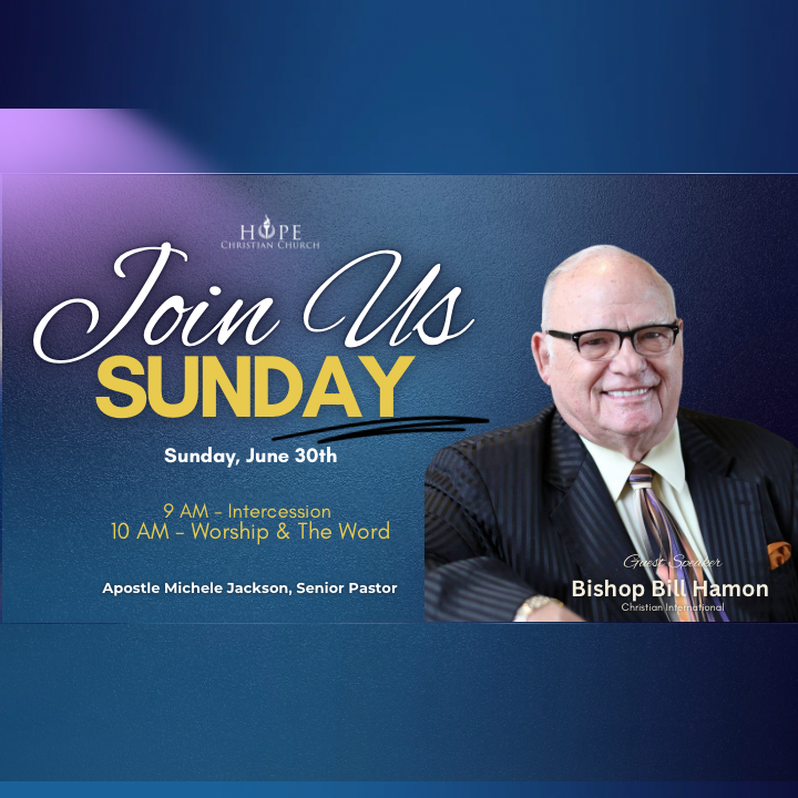 Guest Speaker

Bishop Bill Hamon

 

 

 
