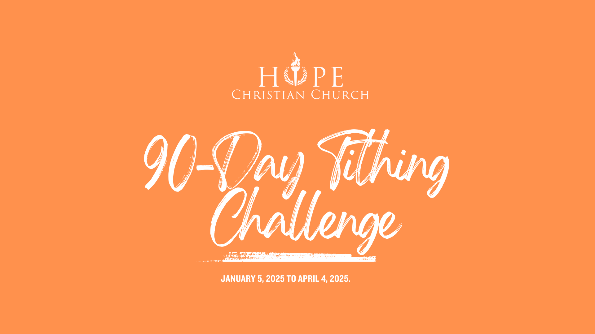 90 Day Tithing Challenge

 
