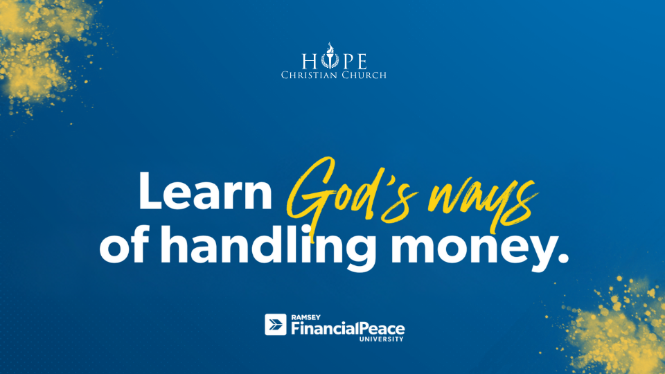 Financial Peace University

April 7, 2025 - June 9, 2025
