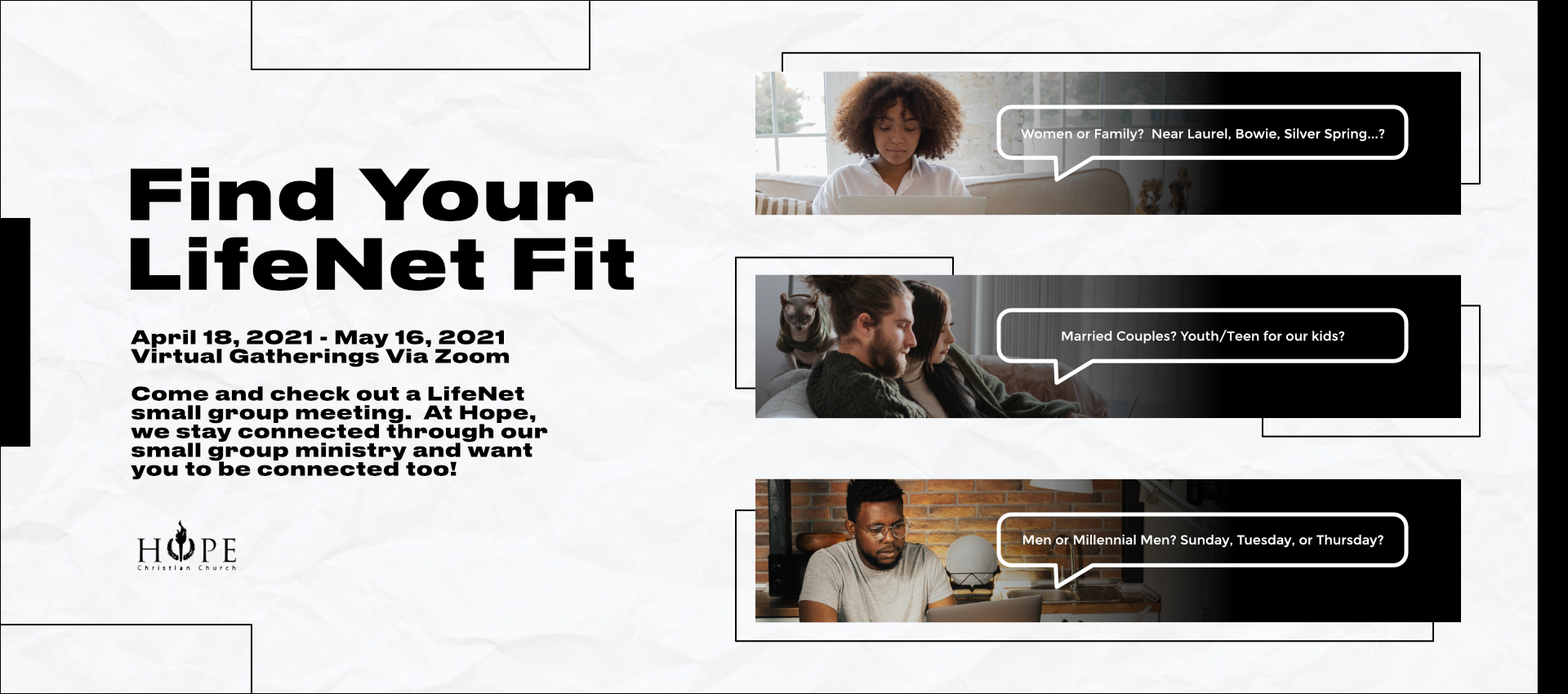 <p>LifeNet Find Your Fit</p>